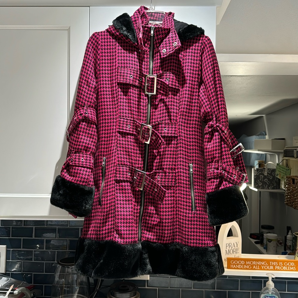 Hell Bunny Houndstooth Coat